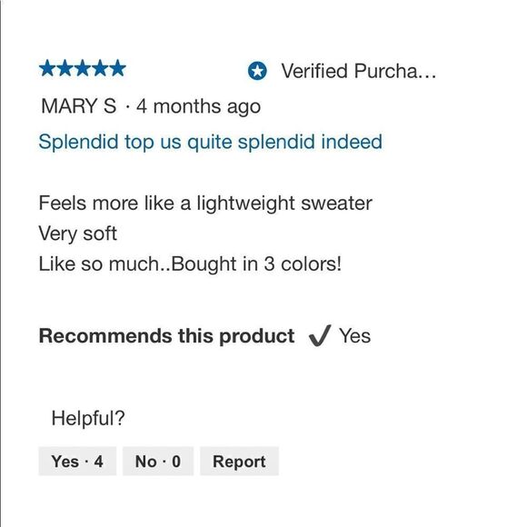 NEW SPLENDID Ladies Dip Dye Ombré Soft Pullover Top in Light Orchid - Picture 14 of 14